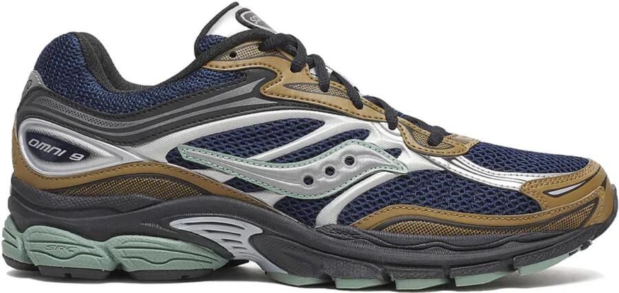 Saucony Progrid Omni 9 brown navy Mesh Unisex