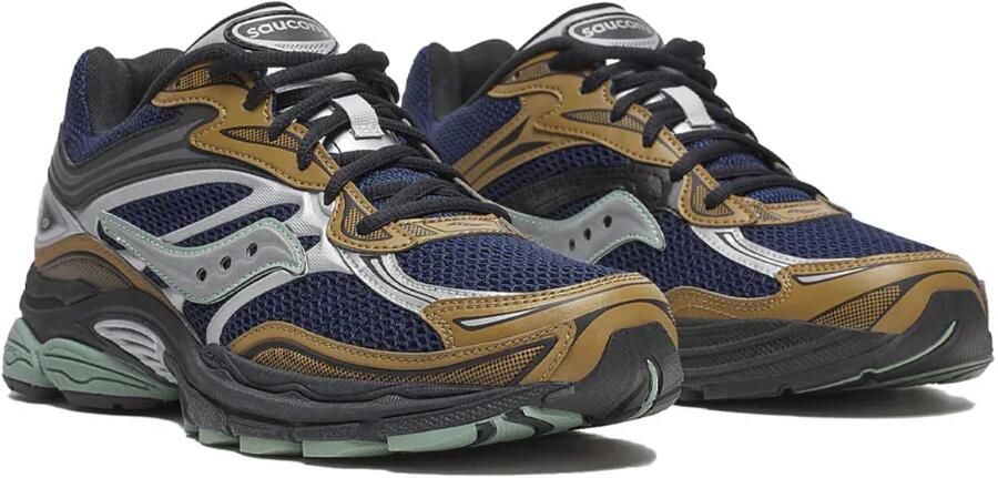 Saucony Progrid Omni 9 brown navy Mesh Unisex - Foto 3
