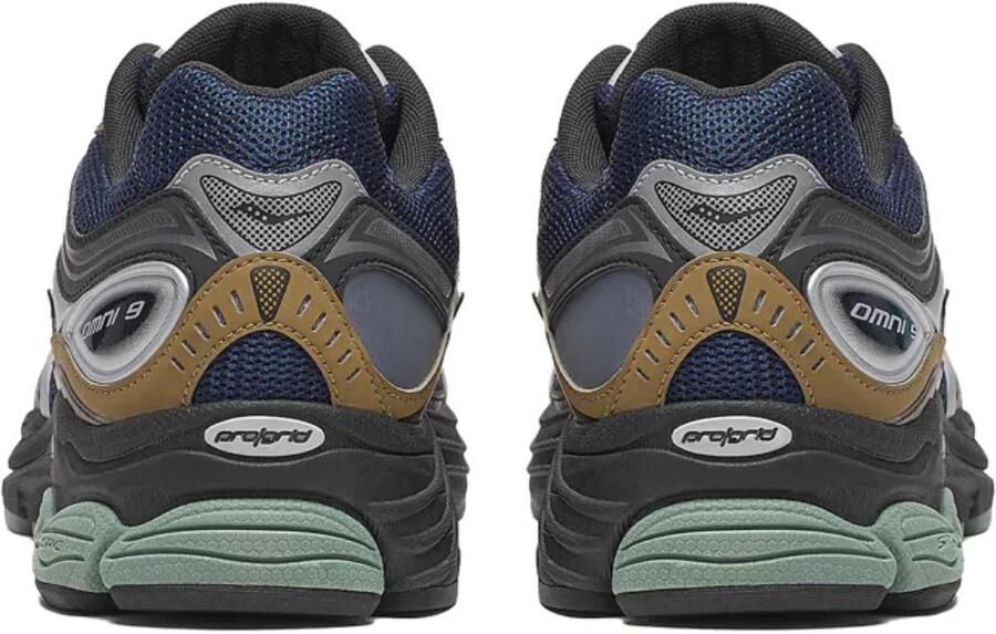 Saucony Progrid Omni 9 brown navy Mesh Unisex - Foto 2