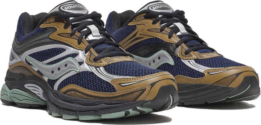 Saucony Progrid Omni 9 brown navy Mesh Unisex - Foto 5