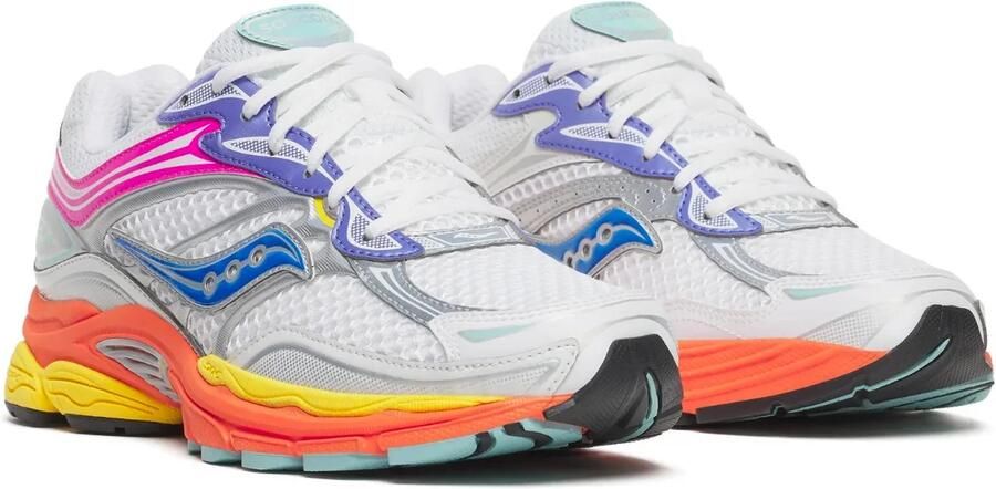 Saucony Progrid Omni 9 white multi Mesh Unisex - Foto 3