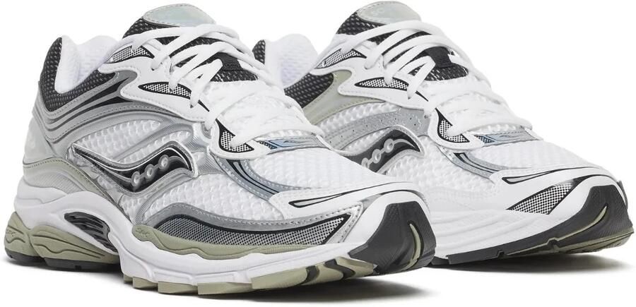 Saucony Progrid Omni 9 white sage Mesh Unisex - Foto 3