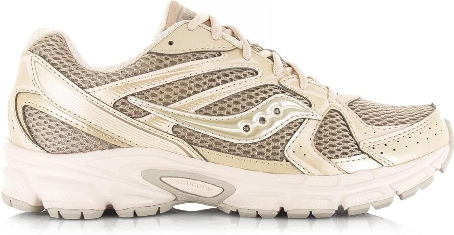 SAUCONY Lage Sneakers Ride Millennium Maat: 39 Materiaal: Mesh Kleur: Beige