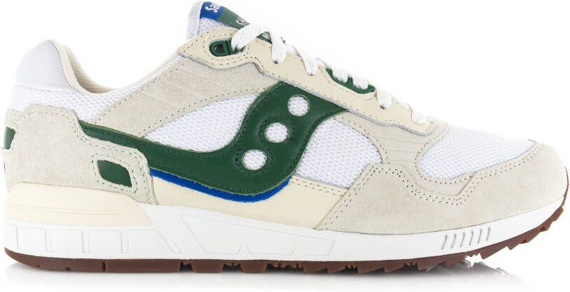 Saucony Shadow 5000 white green Wit Suede Lage sneakers Unisex