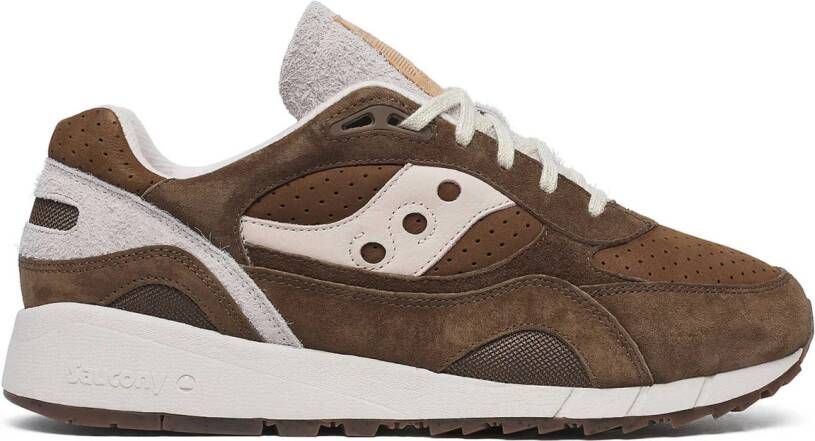 SAUCONY Lage Sneakers Shadow 6000 M Maat: 43 Materiaal: Suède Kleur: Bruin