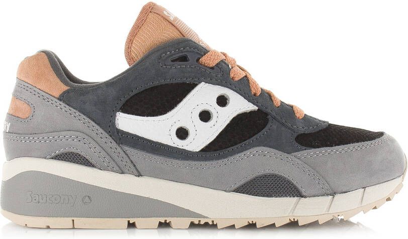 Saucony Shadow 6000 Grijs Nubuck Lage sneakers Dames