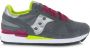 Saucony Retro Shadow Leren en Textiele Sneakers Gray Dames - Thumbnail 2