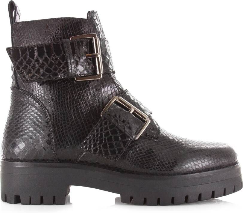 Shoecolate Bikerboot met ritssluiting Leer Dames