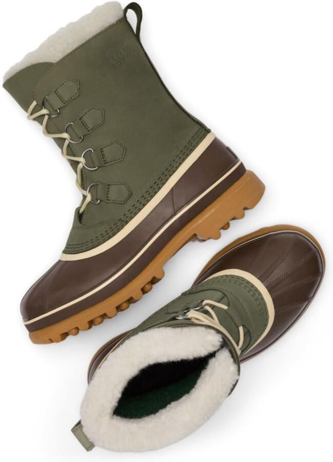 Sorel Caribou WP stone green Nubuck Unisex - Foto 5