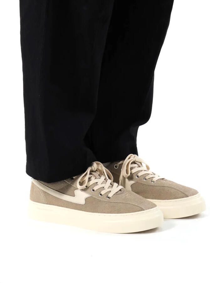 Stepney Workers Club S.W.C Dellow S-Strike Cup suede taupe Suede Unisex - Foto 2