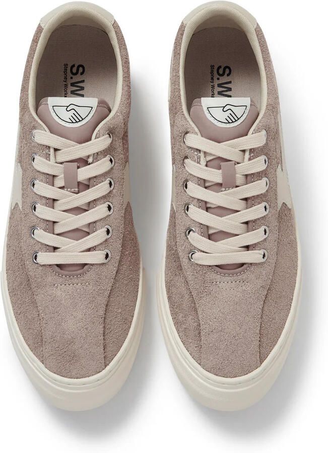 Stepney Workers Club S.W.C Dellow S-Strike Cup suede taupe Suede Unisex - Foto 3