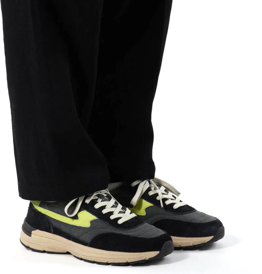 Stepney Workers Club S.W.C Osiel S-Strike asphalt lime Suede Unisex - Foto 2