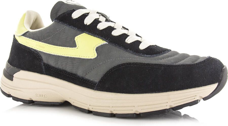 Stepney Workers Club S.W.C Osiel S-Strike asphalt lime Suede Unisex - Foto 4