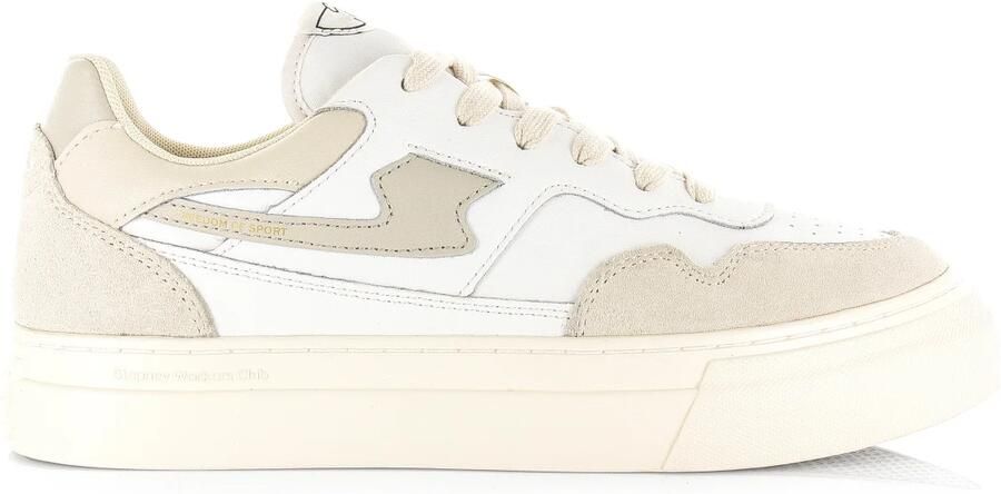 Stepney Workers Club S.W.C Pearl S-Strike Leather wit Leer Unisex - Foto 2