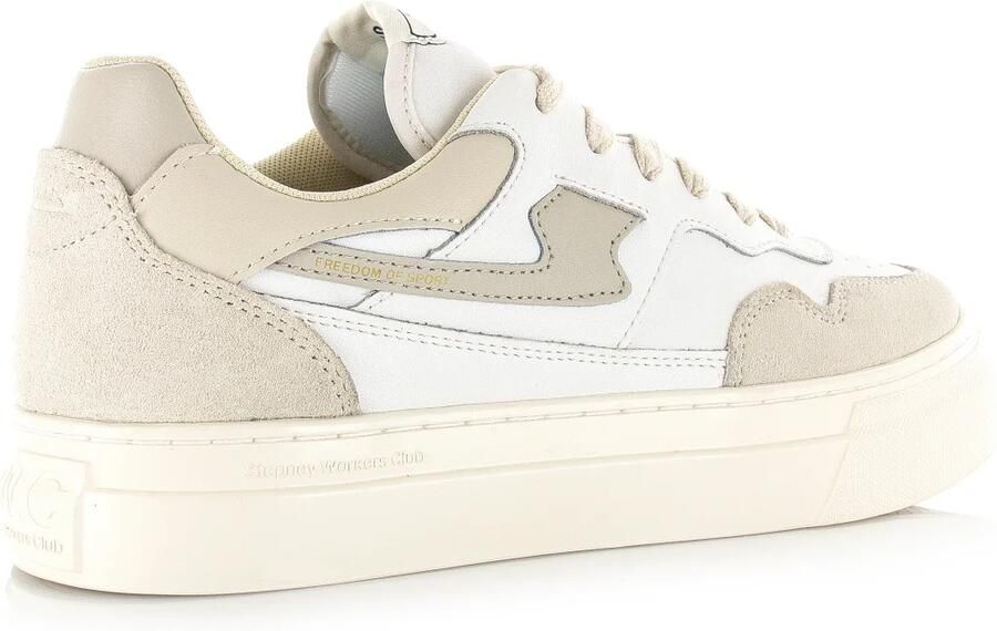 Stepney Workers Club S.W.C Pearl S-Strike Leather wit Leer Unisex - Foto 4
