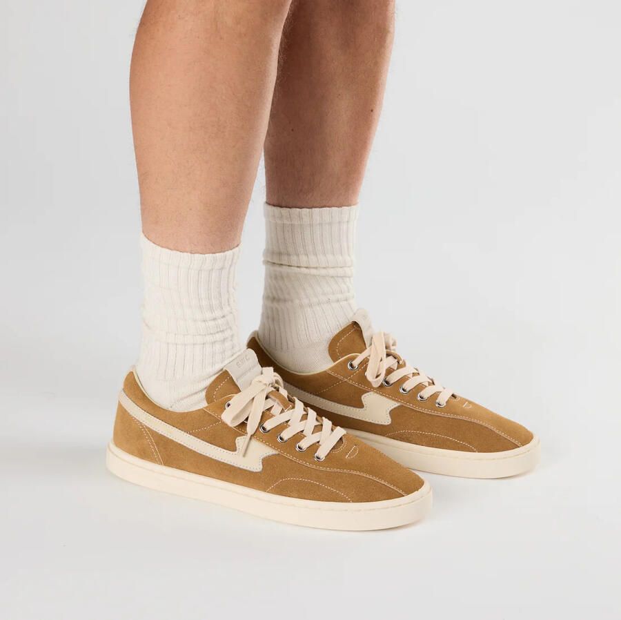 Stepney Workers Club S.W.C Surma S-Strike Suede Camel Suede Unisex - Foto 2