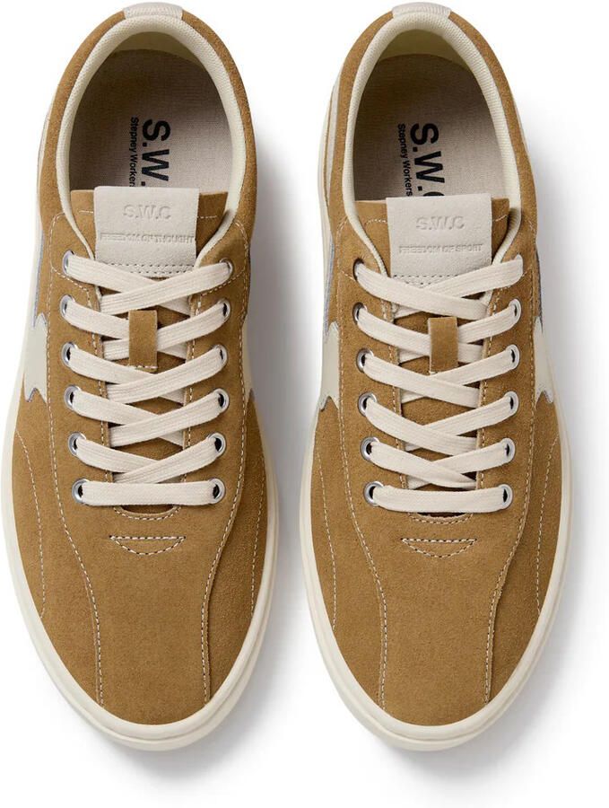 Stepney Workers Club S.W.C Surma S-Strike Suede Camel Suede Unisex - Foto 3