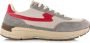 Stepney Workers Club S.W.C Osier S-Strike Geo-Merged grey red Suede Unisex - Thumbnail 2