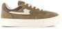 Stepney Workers Club S.W.C Pearl S-Strike Geo-Merged brown Suede Unisex - Thumbnail 2