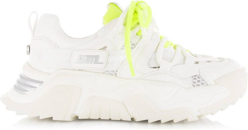 STEVE MADDEN Kingdom Wit Mesh Lage sneakers Dames