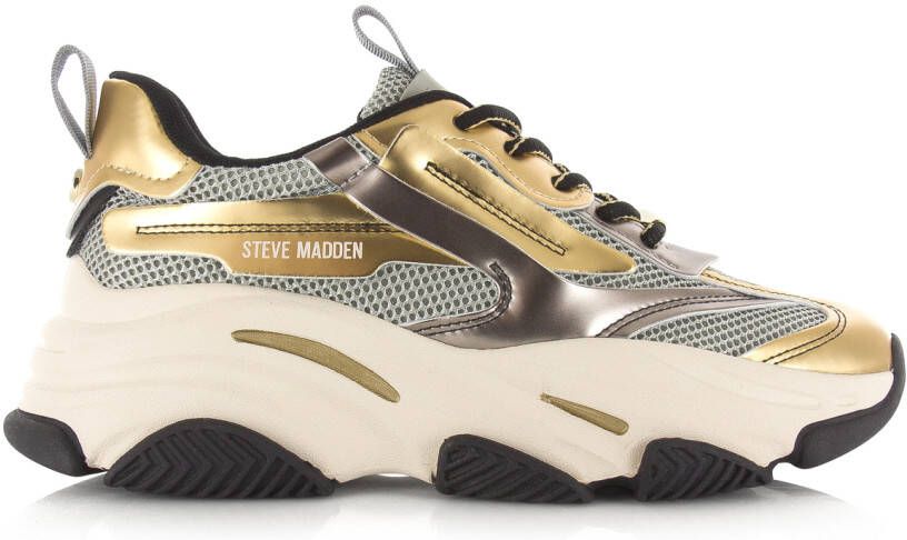 STEVE MADDEN Possession-E | Pewter Gld Zilver Mesh Lage sneakers Dames - Foto 5