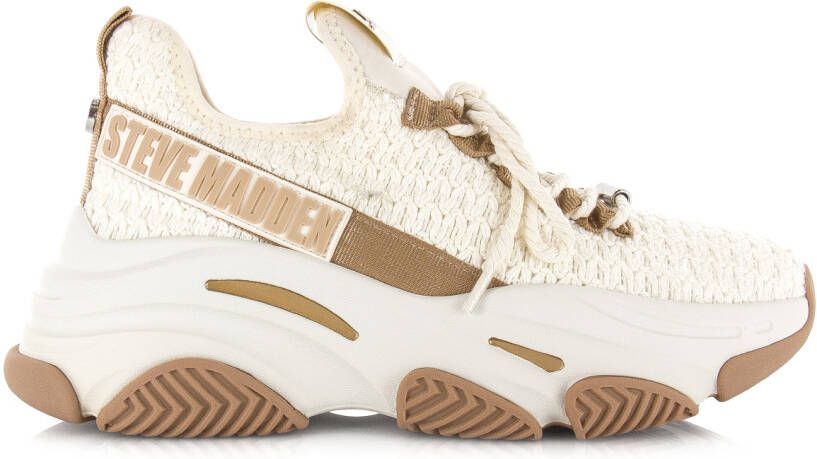 STEVE MADDEN Project cream gold Beige Nylon Lage sneakers Dames - Foto 13