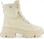 STEVE MADDEN Tanker-P Bootie Beige Nylon Veterboots Dames - Thumbnail 5