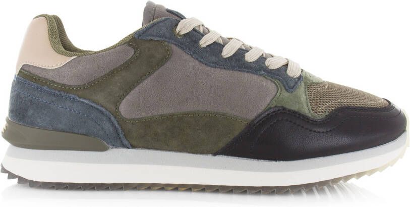 The HOFF Brand Qubec Blauw Leer Lage sneakers Heren