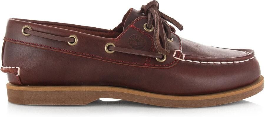 TIMBERLAND Mocassins Dames Classic Boat Maat: 37 Materiaal: Leer Kleur: Rood - Foto 7