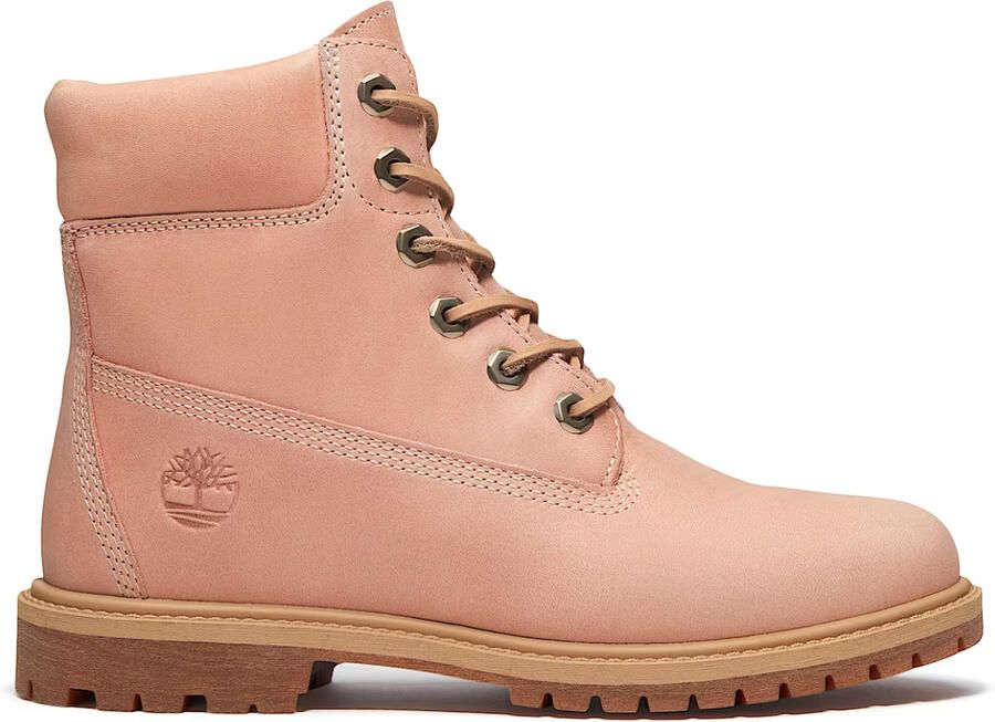 Timberland Premium 6 Inch lace boot pink Leer Unisex