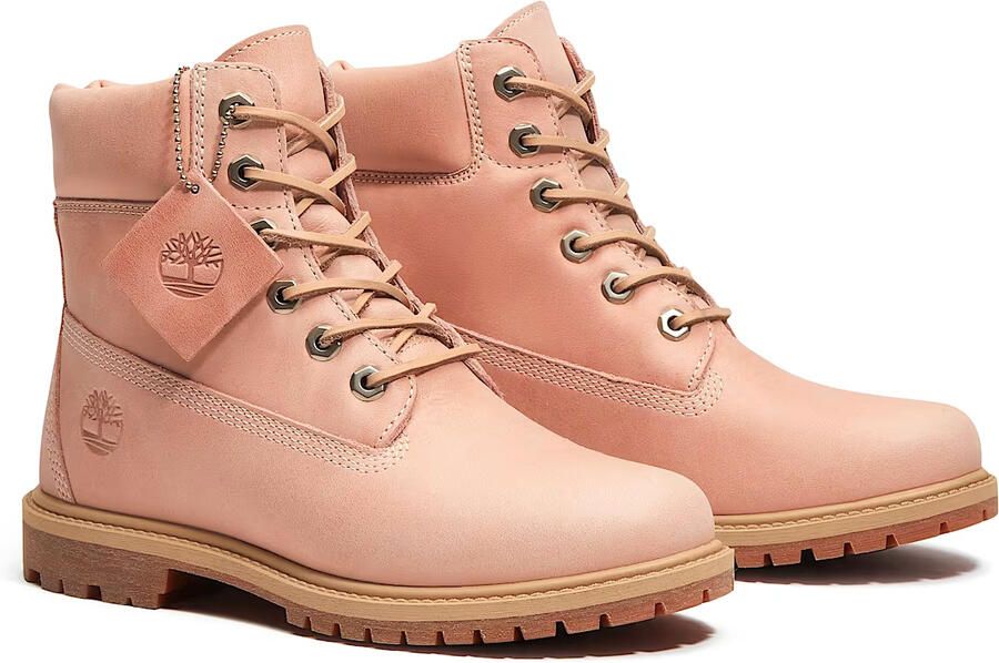 Timberland Premium 6 Inch lace boot pink Leer Unisex - Foto 4