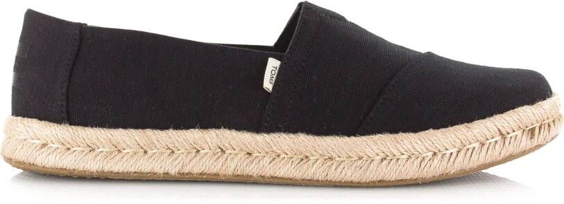 TOMS Alpargata Rope 2.0 | Black Katoen Dames