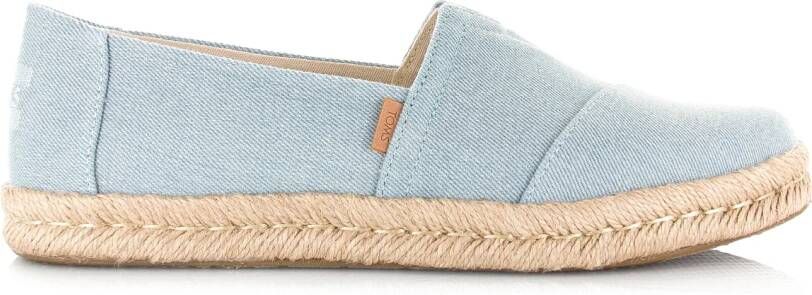 Toms Alpargata rope 10020704 light blue lichtblauw