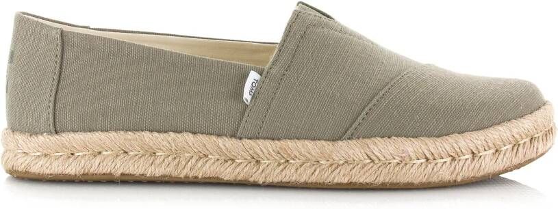 TOMS Alpargata Rope 2.0 | Olive Katoen Dames