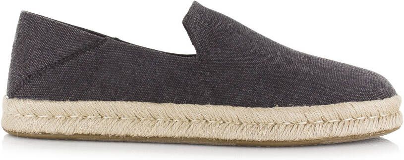 TOMS Santiago espadrille zwart