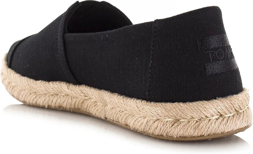 TOMS Espadrilles Dames Alpargata Rope 2.0 Maat: 38 5 Materiaal: Canvas Kleur: Zwart - Foto 4