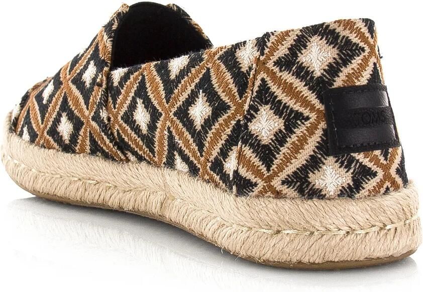 TOMS Alpargata Rope 2.0 | Geo Black Zwart Textiel Espadrilles Dames - Foto 2