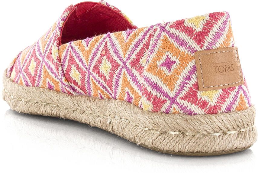 TOMS Espadrilles Dames Alpargata R Print Maat: 37 Materiaal: Textiel Kleur: Roze - Foto 3