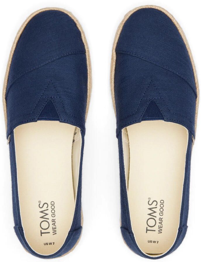 Toms Alpargata Rope 2.0 Instappers Dames Blauw - Foto 3
