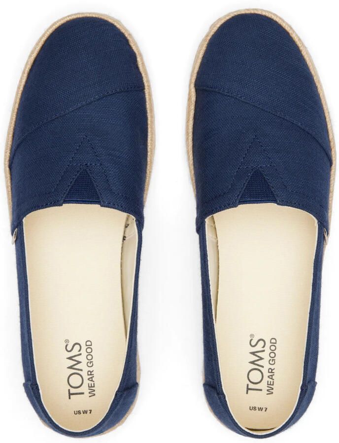 Toms Alpargata Rope 2.0 Instappers Dames Blauw - Foto 3