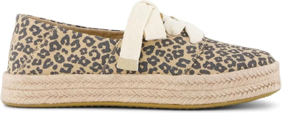 TOMS Carolina Lace-Up espadrille beige Textiel Dames - Foto 2