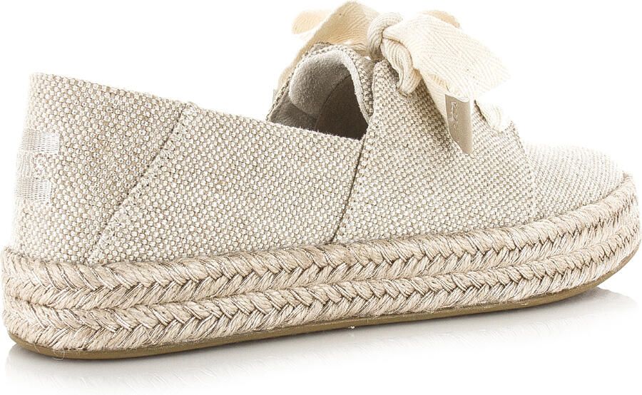 TOMS Carolina Lace Up gold instappers Textiel Dames - Foto 5