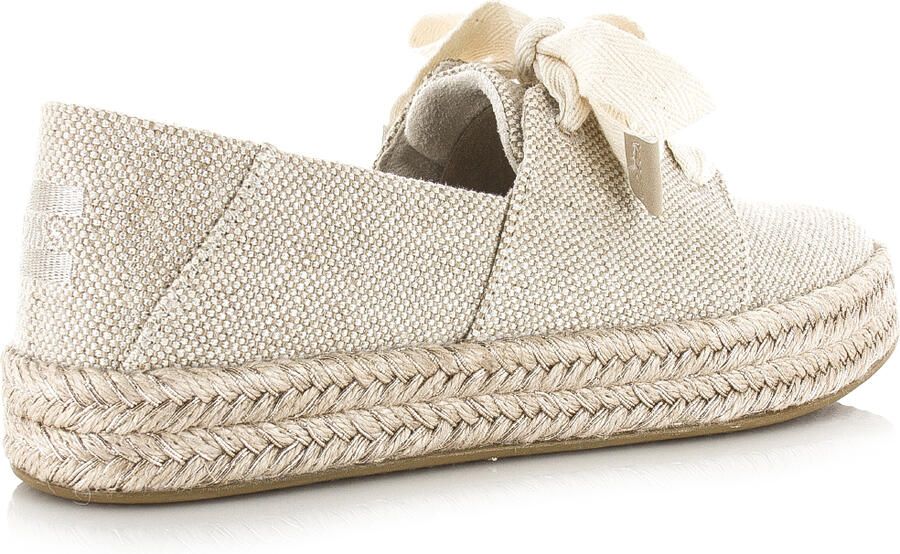 TOMS Carolina Lace Up gold instappers Textiel Dames - Foto 5