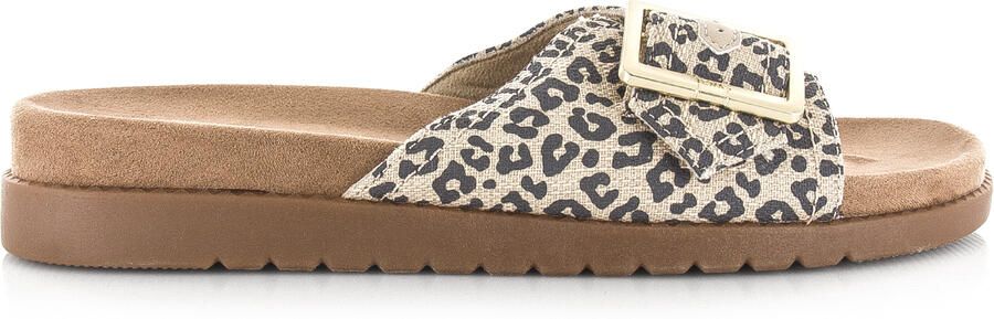 TOMS Marin Slide sandaal met gesp Textiel - Foto 3