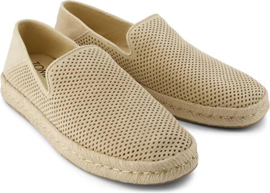 TOMS Instappers Heren Santiago Maat: 44 Materiaal: Suède Kleur: Beige - Foto 5