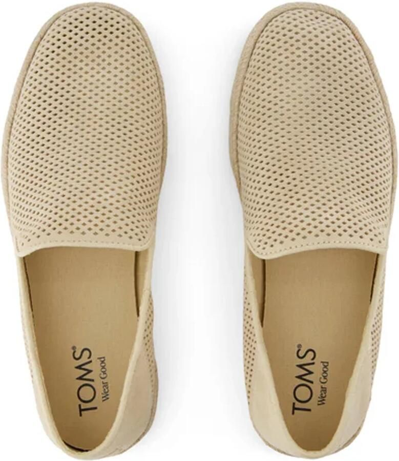 TOMS Instappers Heren Santiago Maat: 44 Materiaal: Suède Kleur: Beige - Foto 4