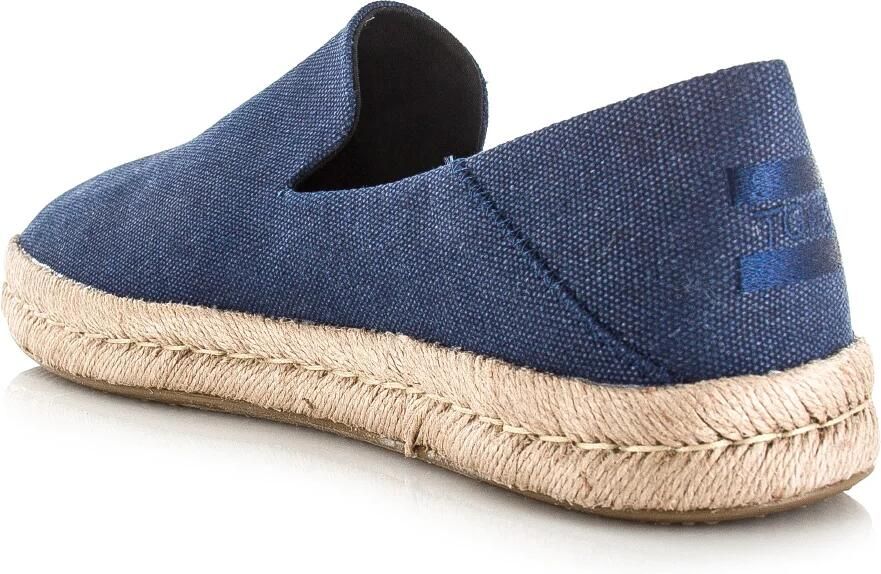 TOMS Instappers Heren Santiago Heren Maat: 45 Materiaal: Canvas Kleur: Blauw - Foto 6