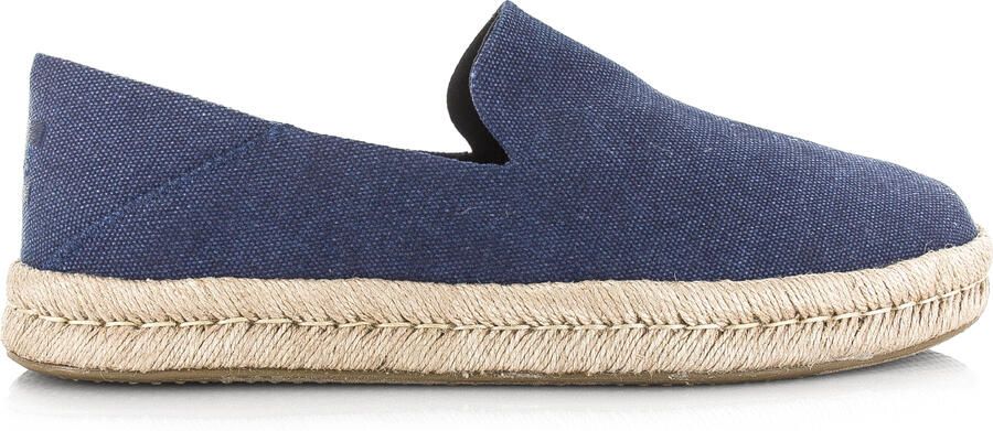 TOMS Instappers Heren Santiago Heren Maat: 45 Materiaal: Canvas Kleur: Blauw - Foto 5
