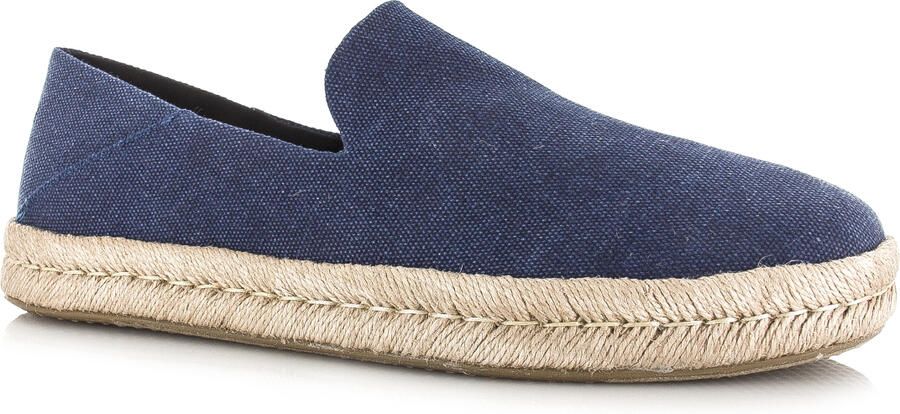 TOMS Instappers Heren Santiago Heren Maat: 45 Materiaal: Canvas Kleur: Blauw - Foto 8