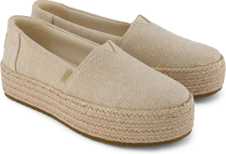 TOMS Valencia espadrilles gold Canvas Dames - Foto 2